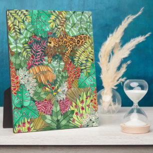 Dschungeldekor Fotoplatte