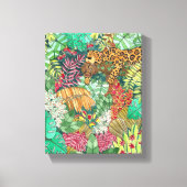 Dschungeldekor Leinwanddruck (Vorderseite)