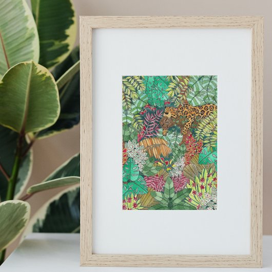 Dschungeldekor Poster