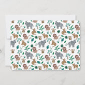 Dschungeleinladungen Einladung (Rückseite)