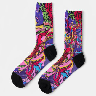 "Dschungelfieber" bedruckte Unisex-Socken Socken