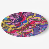 "Dschungelfieber" Print Paper Teller (Schrägansicht)