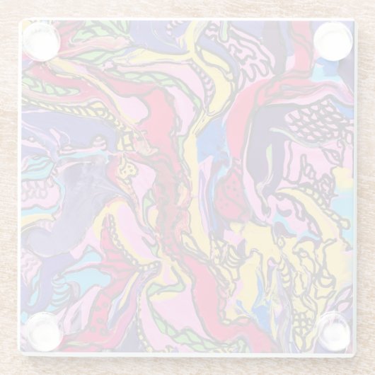 "Dschungelfieber" Untersetzer (Rückseite)