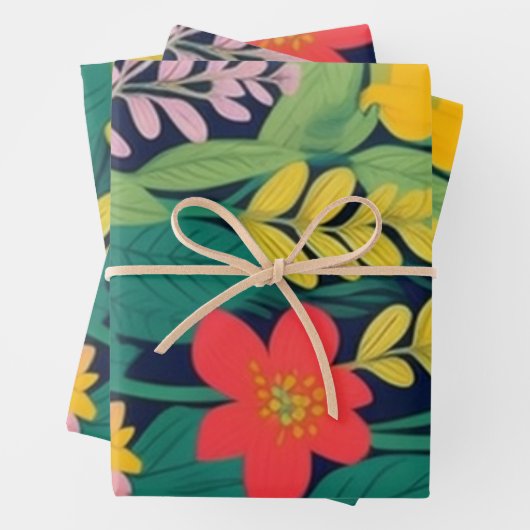 Dschungelflorale Blätter (Beispiel)