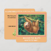 Dschungelflüster der Ermutigungsserie - Flachkarte (Vorne/Hinten)