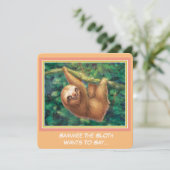 Dschungelflüster der Ermutigungsserie - Flachkarte (Stehend Vorderseite)