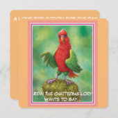 Dschungelflüster der Ermutigungsserie - Flachkarte (Vorne/Hinten)