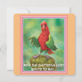 Dschungelflüster der Ermutigungsserie - Flachkarte (Vorderseite)