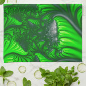 DschungelFraktal Küchentuch (Gefaltet)