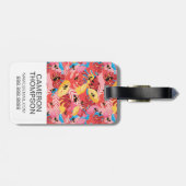 Dschungelfrösche aus Foto Gepäckanhänger (Rückseite horizontal)