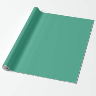 Dschungelgrün einfarbiges Geschenkpapier