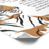 Dschungeliger Baby Dusche spät abends Windeln dach Poster (Ecke)