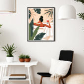 Dschungelinnerer Wellness-Center Fotodruck