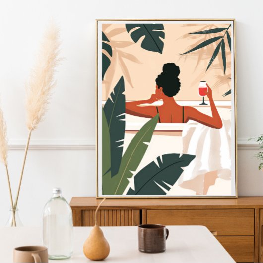 Dschungelinnerer Wellness-Center Fotodruck