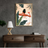 Dschungelinnerer Wellness-Center Fotodruck