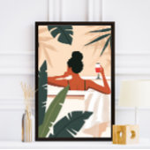 Dschungelinnerer Wellness-Center Fotodruck