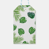 Dschungeljunge Dusche tropische Einladung Geschenkanhänger (Rückseite)