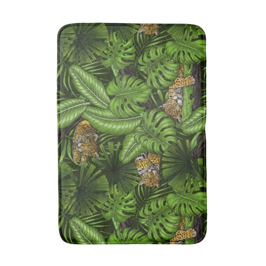 DschungelKätzchen Badematte (Vorderseite Vertikal)