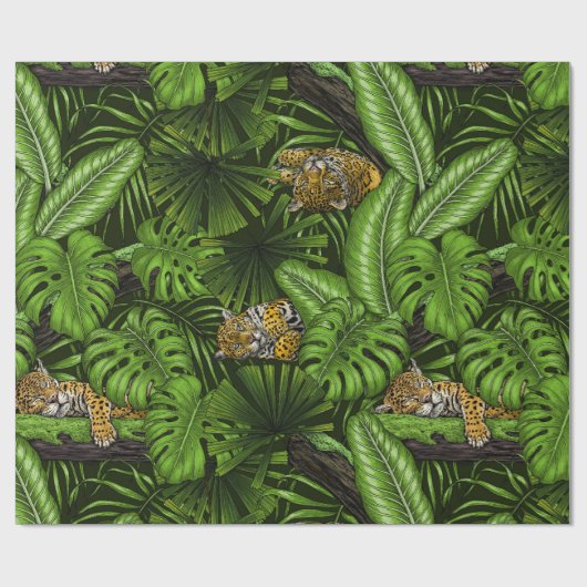 DschungelKätzchen Geschenkpapier (Flach)