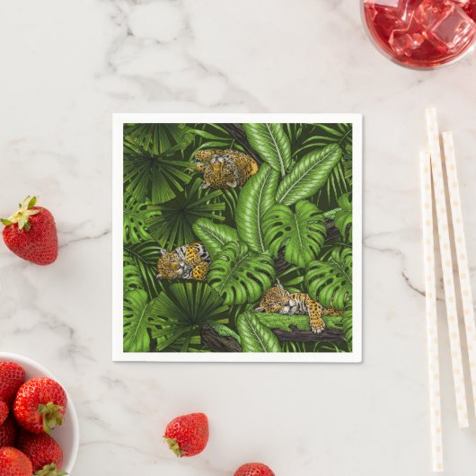 DschungelKätzchen Serviette (Beispiel)