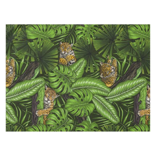 DschungelKätzchen Tischdecke (Vorderseite (Horizontal))