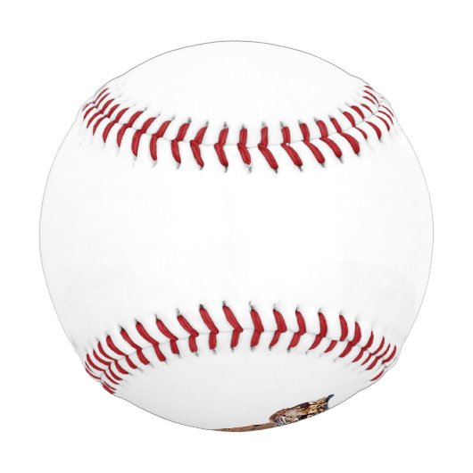 Dschungelkatzentier mit getrübter Leoparde Baseball (Rückseite)