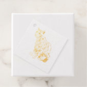 Dschungelkatzentier mit getrübter Leoparde Geschenkanhänger (Mit Box)