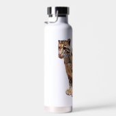 Dschungelkatzentier mit getrübter Leoparde Trinkflasche (Rechts)