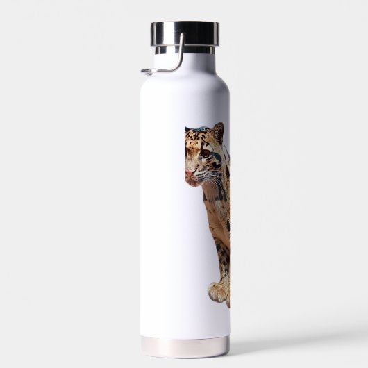 Dschungelkatzentier mit getrübter Leoparde Trinkflasche (Rechts)
