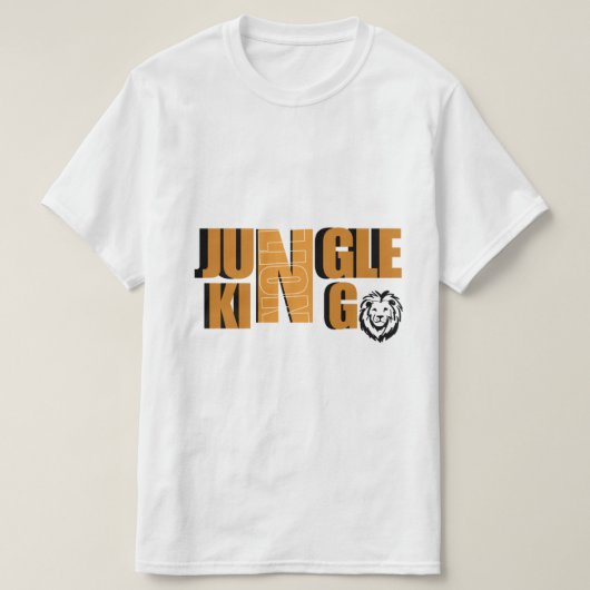 Dschungelkönig-Themendesign T-Shirt (Design vorne)