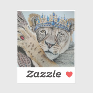 Dschungelkönigin Aufkleber