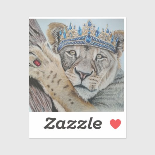 Dschungelkönigin Aufkleber (Blatt)