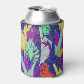 Dschungellebnis: Palmenblattmuster. Dosenkühler (Kanne Vorderseite)