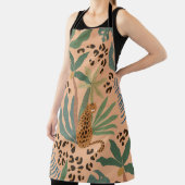 Dschungelleopardprint: Tiernahtloses Muster. Schürze (InSitu)