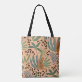 Dschungelleopardprint: Tiernahtloses Muster. Tasche (Rückseite)