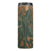 Dschungelmuster-Camouflage - Naturstruktur Thermosbecher (Rückseite)