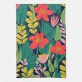 Dschungelmuster Geschirrtuch (Vertikal)