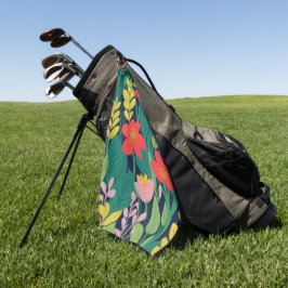 Dschungelmuster Golfhandtuch