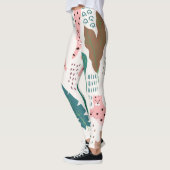 Dschungelmuster, Leopardendruck, Vintag. Leggings (Links)
