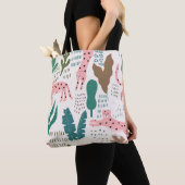Dschungelmuster, Leopardendruck, Vintag. Tasche (Von Nahem)