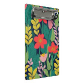 Dschungelmuster Mini Klemmbrett (Schrägansicht)