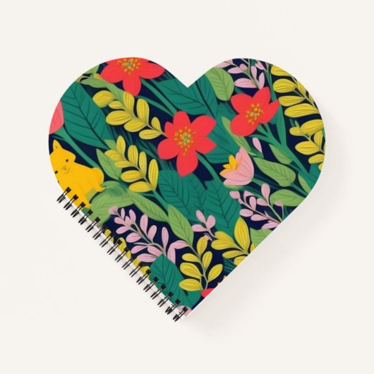 Dschungelmuster Notizblock (Vorderseite)