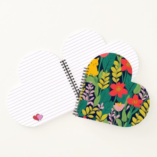 Dschungelmuster Notizblock (Innenseite)