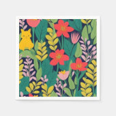 Dschungelmuster Serviette (Vorderseite)