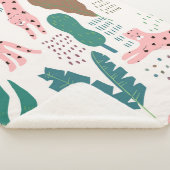 Dschungelmuster Sherpadecke (3/4)