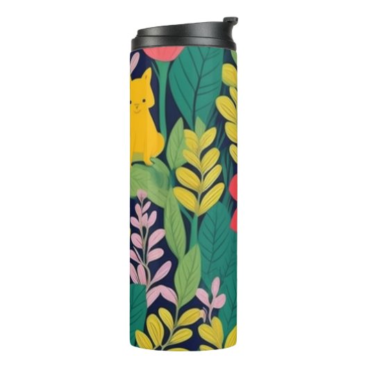 Dschungelmuster Thermosbecher (Nach links gedreht)