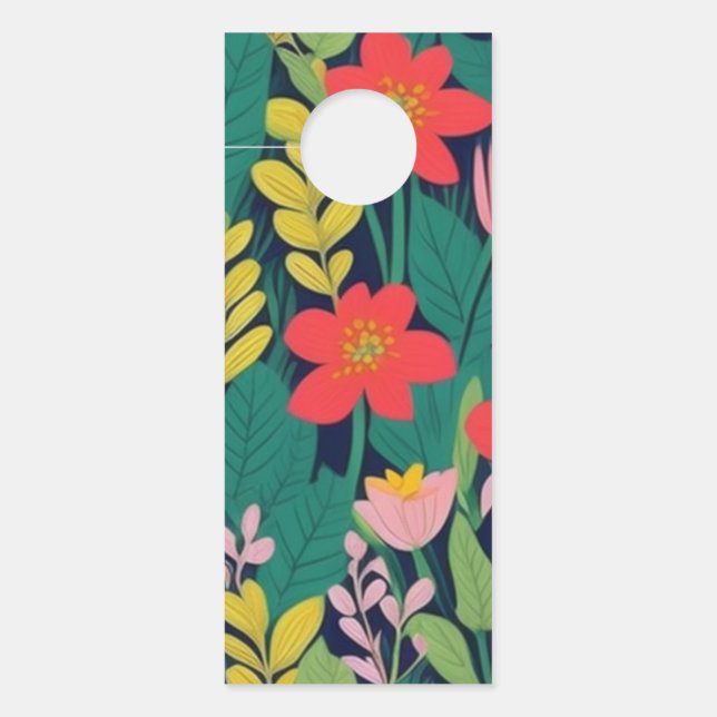 Dschungelmuster Türanhänger (Vorderseite)