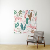 Dschungelmuster Wandteppich (Beispiel)