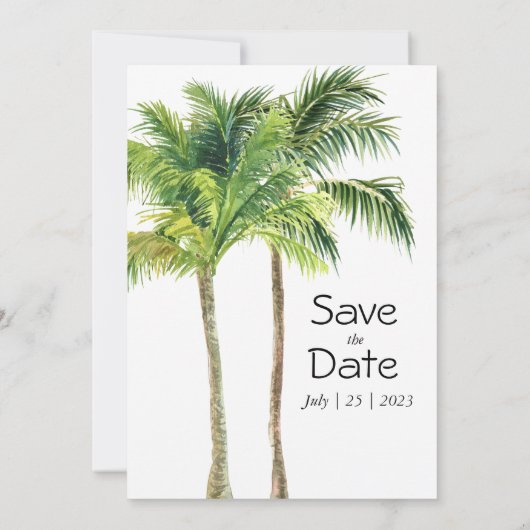 Dschungelpalme, tropisch (Rückseite)