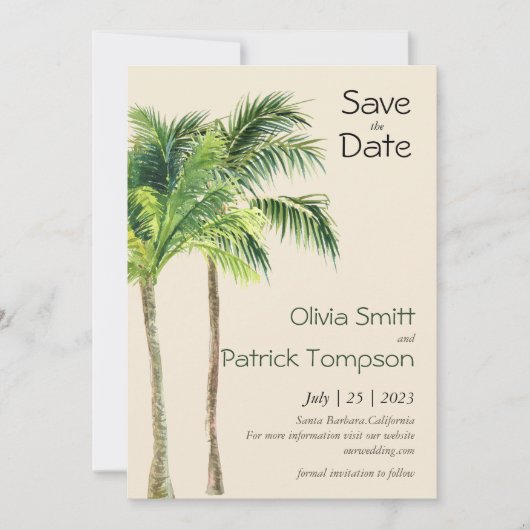 Dschungelpalme, tropisch (Vorderseite)